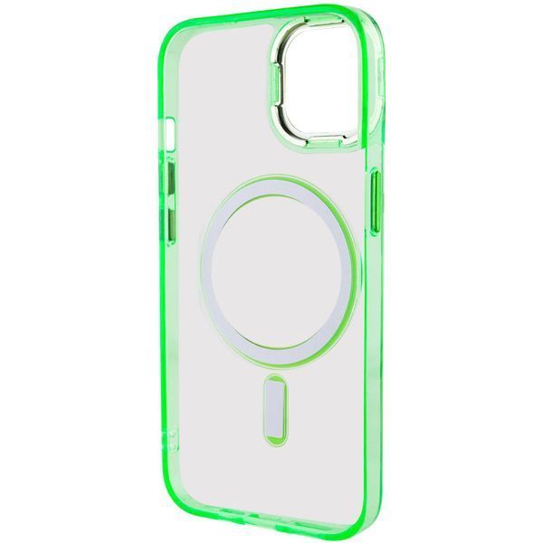 Чохол TPU Iris with MagSafe для Apple iPhone 12 Pro Max (6.7") Салатовий 272111 фото