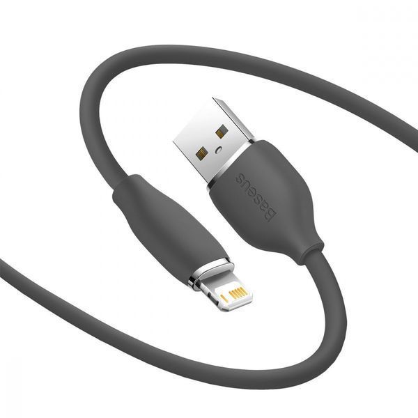 Кабель Baseus Jelly Liquid Silica Gel Fast Charging Data USB кабель USB To IP 2.4A 2m (CAGD000103) Blue 255213 фото