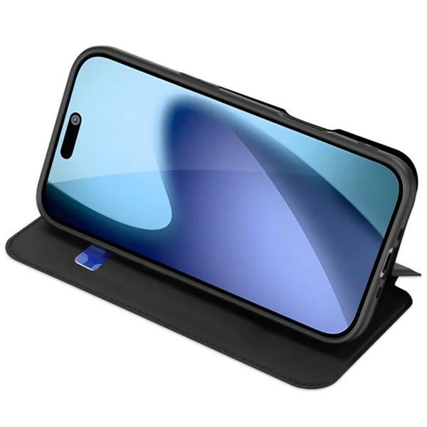 Чохол-книжка Dux Ducis з кишенею для візиток для Apple iPhone 17 (6.3") Чорний 393980 фото