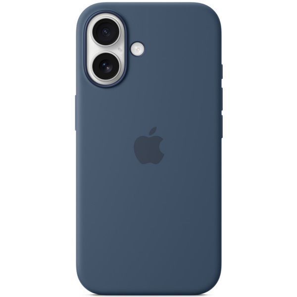 Чохол Silicone case (AAA) full with Magsafe and Animation для Apple iPhone 16 Plus (6.7") Denim 329344 фото
