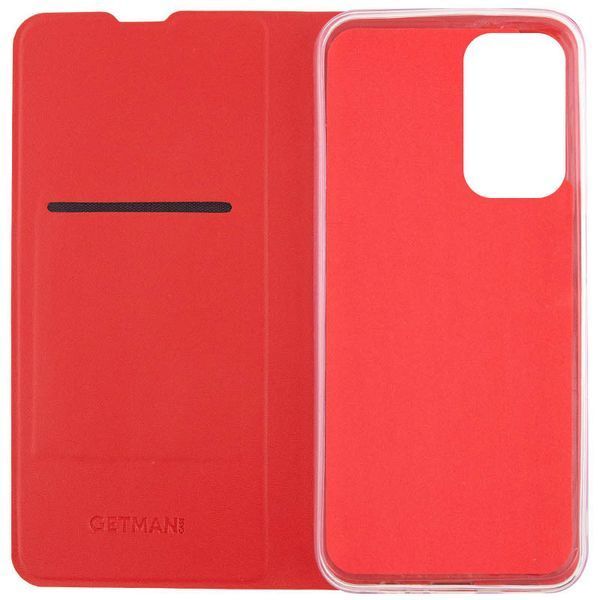 Шкіряний чохол книжка GETMAN Elegant (PU) для Samsung Galaxy A15 4G/5G / M15 5G Червоний 287707 фото