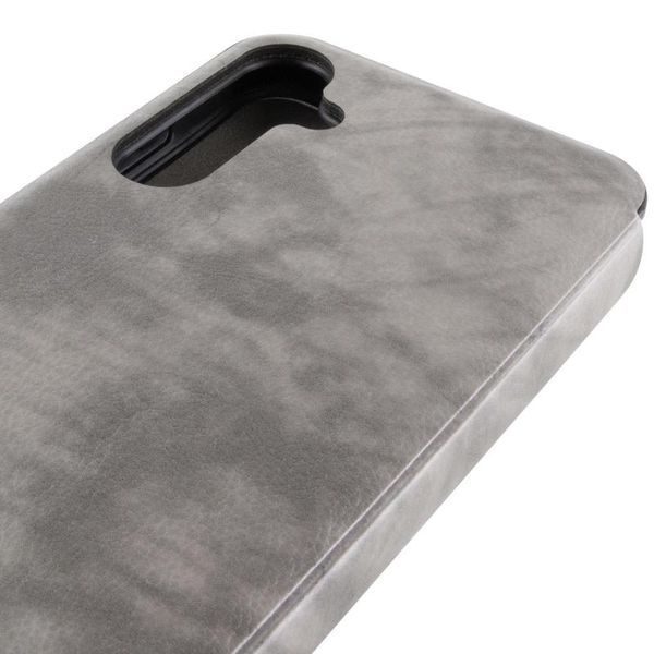 Шкіряний чохол-книжка Belora для Samsung Galaxy A17 4G/5G / A26 5G Gray 401415 фото