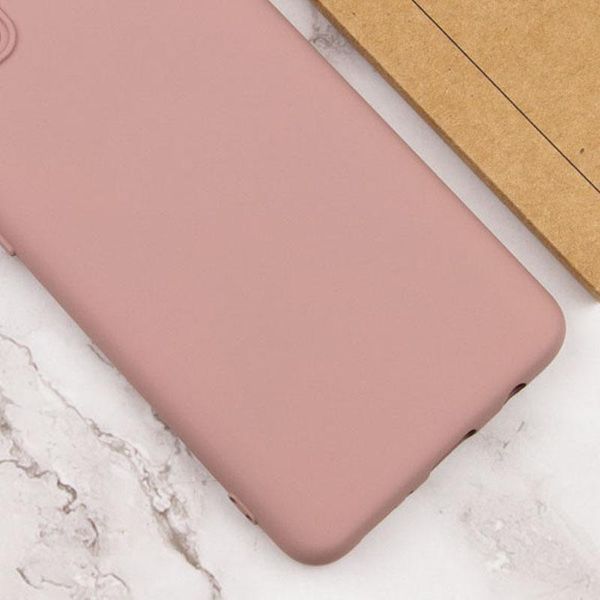 Чохол TPU GETMAN Liquid Silk Full Camera для Xiaomi 12T / 12T Pro Рожевий / Pink Sand 397739 фото