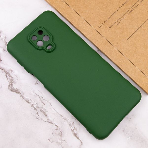 Чохол TPU GETMAN Liquid Silk Full Camera для Xiaomi Redmi Note 9s / Note 9 Pro / Note 9 Pro Max Зелений / Pistachio 340660 фото