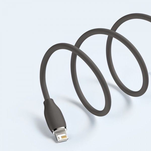 Кабель Baseus Jelly Liquid Silica Gel Fast Charging Data USB кабель USB To IP 2.4A 2m (CAGD000103) Blue 255213 фото