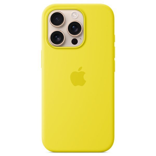 Чохол Silicone case (AAA) full with Magsafe and Animation для Apple iPhone 16 Pro (6.3") Star Fruit 327496 фото
