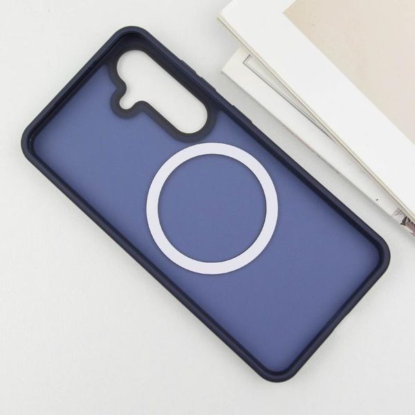 Чохол Ummi Colorful with MagSafe для Samsung Galaxy S25+ Синій / Navy Blue 403151 фото