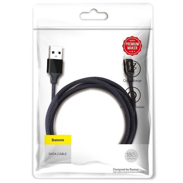 Кабель Baseus Yiven USB кабель For IP 1.8 М (CALYW-A09) Red 257529 фото