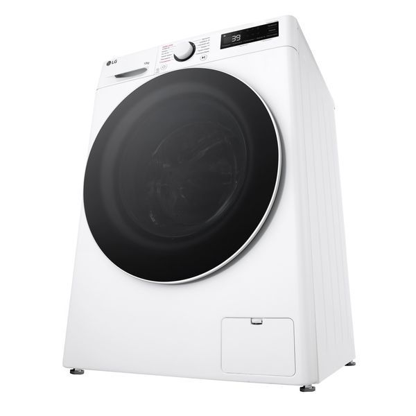 Пральна машина LG фронтальна, 10кг, 1400, A, 57см, дисплей, пара, інвертор, білий 399903 фото