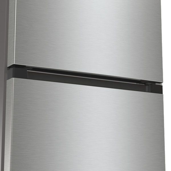 Холодильник з нижн. мороз. камерою Gorenje, 185х60х60см, 2 двері,203(99)л, А++, Total NF, Зона св-ті, Зовн. Диспл, нерж (NRK6192AXL4) 375754 фото