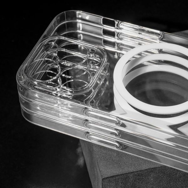 Чохол WAVE Premium Crystal Case with Magnetic Ring iPhone 14 transparent 332033 фото