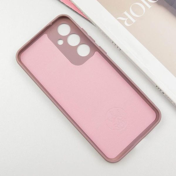 Чохол TPU GETMAN Liquid Silk Full Camera для Samsung Galaxy S24+ Рожевий / Pink Sand 397609 фото