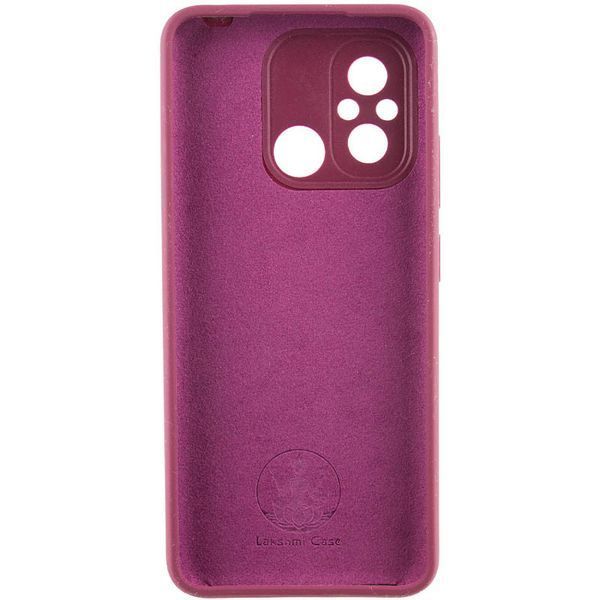 Чохол Silicone Cover Lakshmi Full Camera (AAA) для Xiaomi Redmi 12C Бордовий / Plum 271871 фото