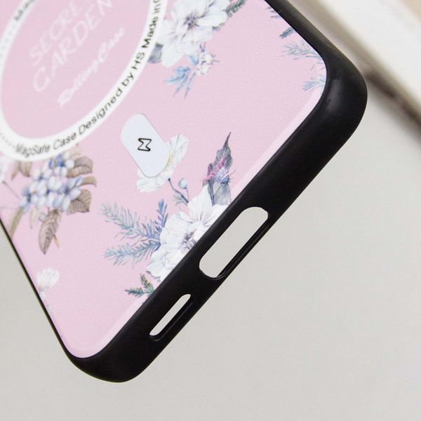 TPU+PC чохол Secret Garden with MagFit для Samsung Galaxy S23 FE Pink 327091 фото