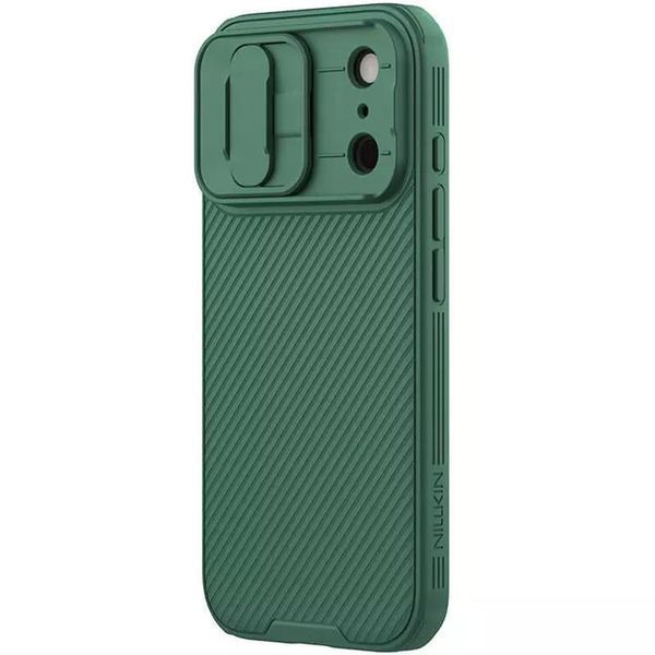 Карбонова накладка Nillkin CamShield Pro для Apple iPhone 17 Pro (6.3") Deep Green 398547 фото