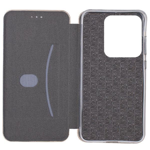 Шкіряний чохол-книжка Classy для ZTE Blade A75 4G Золотий 361255 фото