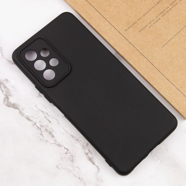 Чохол TPU GETMAN Liquid Silk Full Camera для Samsung Galaxy A13 4G Чорний / Black 324302 фото