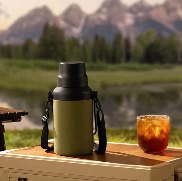 Термос Xiaomi MiJia Big Belly Thermos Cup 1L (MJDDB01PL) Green 395339 фото