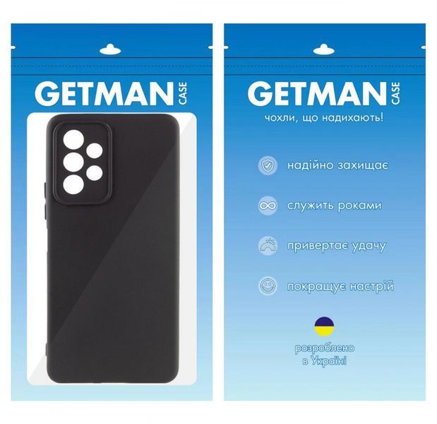 Чохол TPU GETMAN Liquid Silk Full Camera для Samsung Galaxy A13 4G Чорний / Black 324302 фото