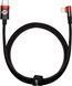 Кабель Baseus MVP 2 Elbow-shaped Fast Charging Data USB кабель Type-C To IP 20W 1m (CAVP000220) Black/Red 260584 фото 1