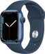 Смарт-годинник Apple Watch Series 7 GPS 41mm Blue Aluminum Case With Blue Sport Band (MKN13) 217293 фото 1