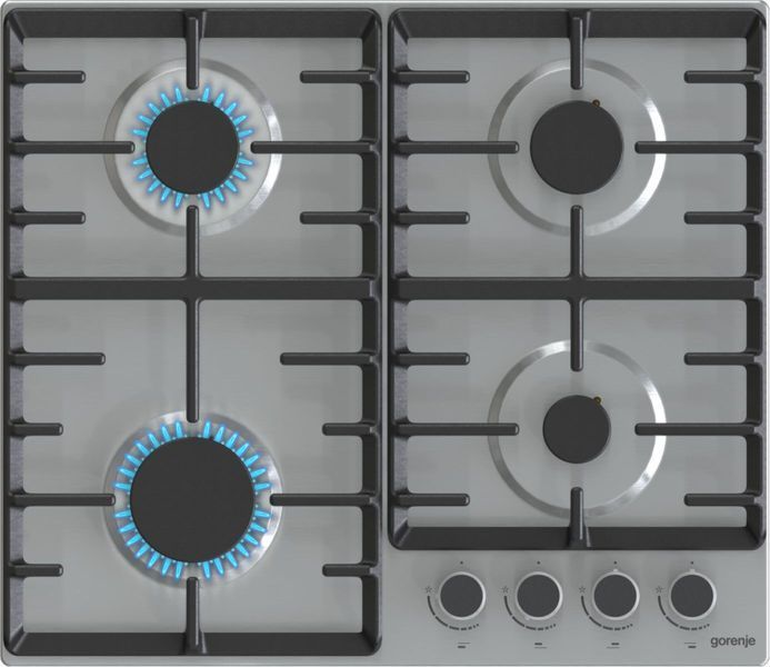 Комплект Gorenje (духовка електрична BO6737E02XK + варильна поверхня газова G642ABX), 743550, нерж. (SET_BO6737E02XK_G642ABX) 375286 фото
