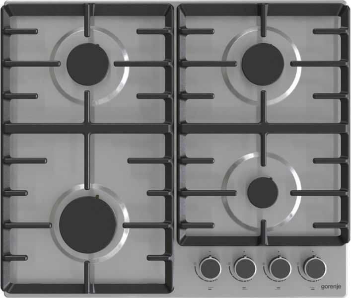 Комплект Gorenje (духовка електрична BO6737E02XK + варильна поверхня газова G642ABX), 743550, нерж. (SET_BO6737E02XK_G642ABX) 375286 фото