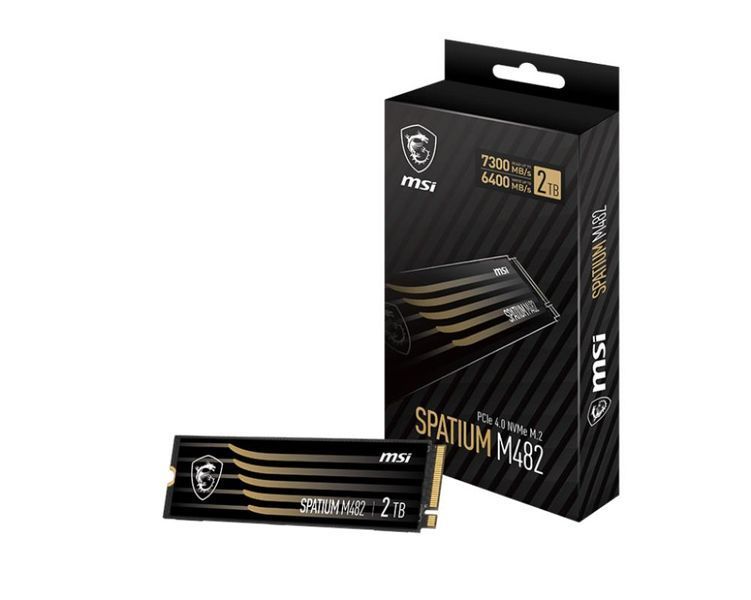 Твердотільний запам&rsquo;ятовувальний пристрій накопичувач (SSD) G4 M.2 NVME 2TB SPAT. M480 PRO S78-440Q600-P83 MSI 378602 фото