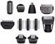 Набір для стрижки Babyliss, для бороди, вусів, голови, носа і тіла, акум., вібраційний мотор, насадок-10, сталь, чорний (MT860E) 373197 фото 8