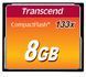 Карта пам'яті Transcend CF 8GB 133X (TS8GCF133) 372031 фото 1