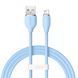 Кабель Baseus Jelly Liquid Silica Gel Fast Charging Data USB кабель USB To IP 2.4A 2m (CAGD000103) Blue 255213 фото 1