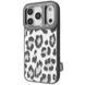 Чохол Kajsa Leopard Pattern with Magnetic Ring iPhone 17 Pro gray 400156 фото 1