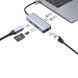 HUB Proove Iron Link 6in1 Type-C To 2USB3.0 + SD/TF + RJ45 + HDMI (HBI700010004) Silver 314083 фото 4