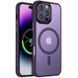 TPU+PC чохол Metal Buttons with MagSafe Colorful для Apple iPhone 16 Pro Max (6.9") Темно-фіолетовий 316997 фото 2