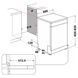 Посудомийна машина Whirlpool, 14компл., A++, 60см, дисплей, інв., нерж (W2FHD624X) 374330 фото 4