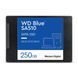 Твердотільний запам&rsquo;ятовувальний пристрій накопичувач (SSD) SATA 2.5" 250GB 6GB/S BLUE SA510 WDS250G3B0A WDC 323152 фото 1