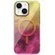 Чохол TPU Shiny Mountain (MagFit) для Apple iPhone 15 (6.1") Yellow / Pink 354442 фото 1