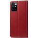 Шкіряний чохол книжка GETMAN Gallant (PU) для Xiaomi Redmi 10 Червоний 217667 фото 3