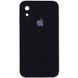 Чохол Silicone Case Square Full Camera Protective (AA) для Apple iPhone XR (6.1") Чорний / Black 212986 фото 1