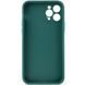 Силіконовий чохол Candy Full Camera для Apple iPhone 12 Pro Max (6.7") Зелений / Forest green 205959 фото 2