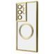 Чохол WAVE Metal Color Case with Magnetic Ring Samsung Galaxy S23 Ultra gold 331717 фото 1