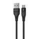 Кабель Proove Soft Silicone Micro USB 2.4A (1m) (CCSO20001301) Black 286719 фото 1