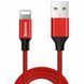 Кабель Baseus Yiven USB кабель For IP 1.8 М (CALYW-A09) Red 257529 фото 6