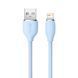 Кабель Baseus Jelly Liquid Silica Gel Fast Charging Data USB кабель USB To IP 2.4A 2m (CAGD000103) Blue 255213 фото 5