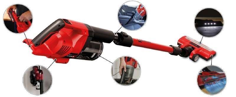 Пилосос професійний акумуляторний Einhell TE-SV 18 Li - Solo, PXC 18В, 100мБар, контейнер 0.6л, 1.05кг, без АКБ та ЗП (2347180) 373339 фото