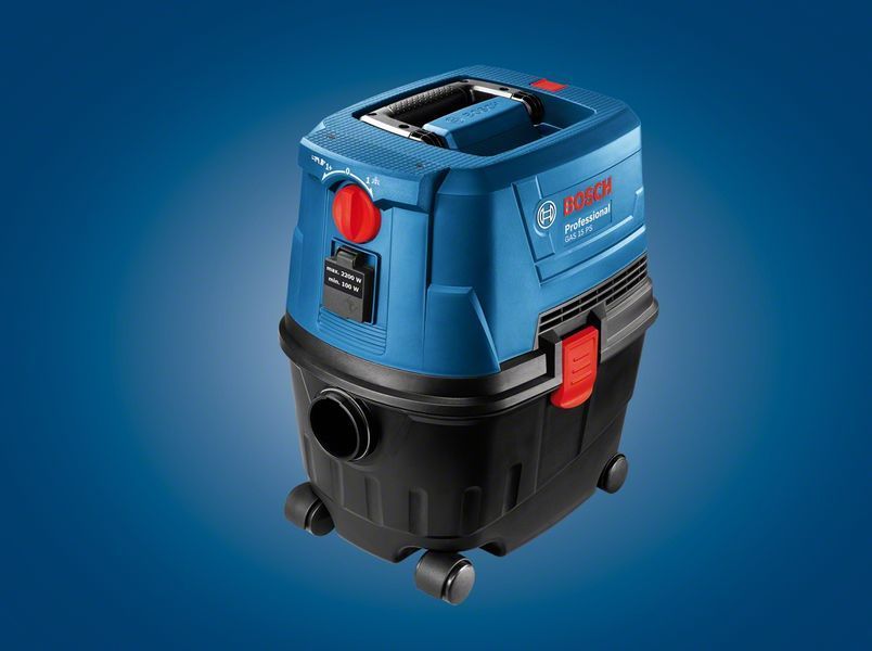 Пилосос професійний Bosch GAS 15 PS, 1100Вт, 220мБар, контейнер 15л, 8кг (0.601.9E5.100) 373408 фото
