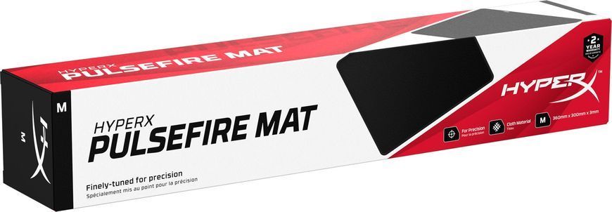 Ігрова поверхня HyperX Pulsefire Mat, M (360x300x3мм), чорний (4Z7X3AA) 364554 фото