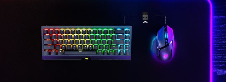 Миша Razer Basilisk V3 Pro, RGB, USB-A/WL/BT, чорний (RZ01-04620100-R3G1) 375485 фото