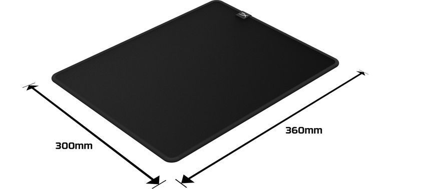 Ігрова поверхня HyperX Pulsefire Mat, M (360x300x3мм), чорний (4Z7X3AA) 364554 фото