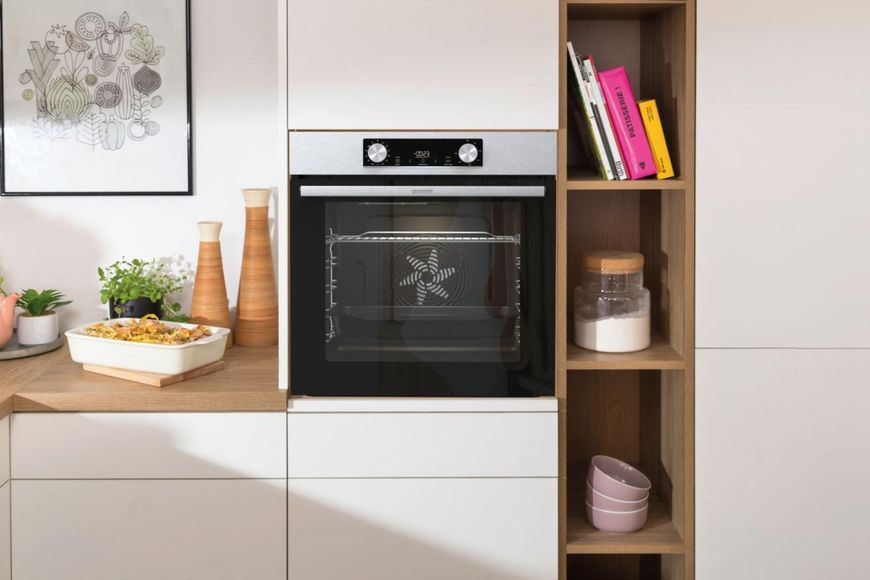 Комплект Gorenje (духовка електрична BO6737E02XK + варильна поверхня газова G642ABX), 743550, нерж. (SET_BO6737E02XK_G642ABX) 375286 фото